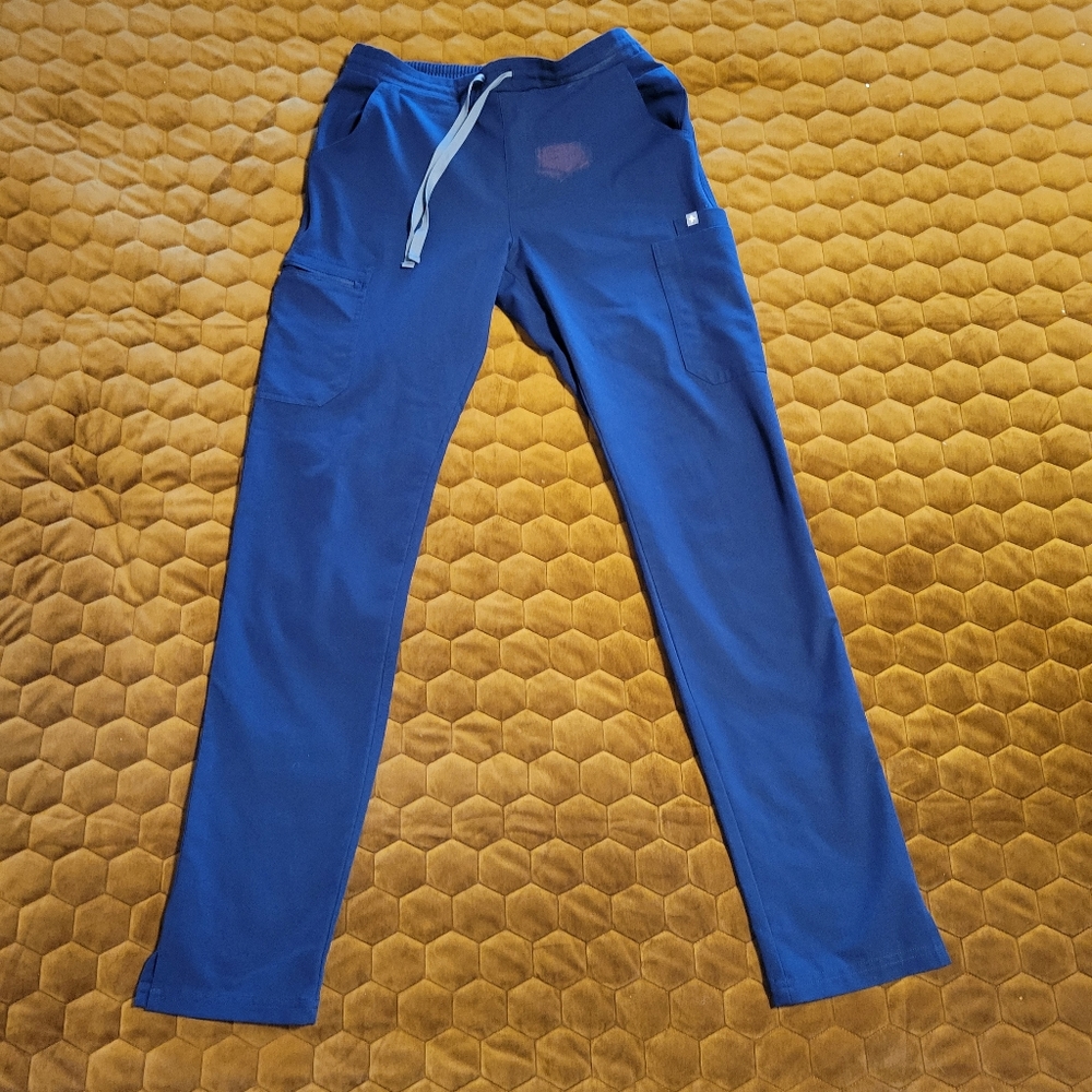Figs s/tall Yola navy scrub pants